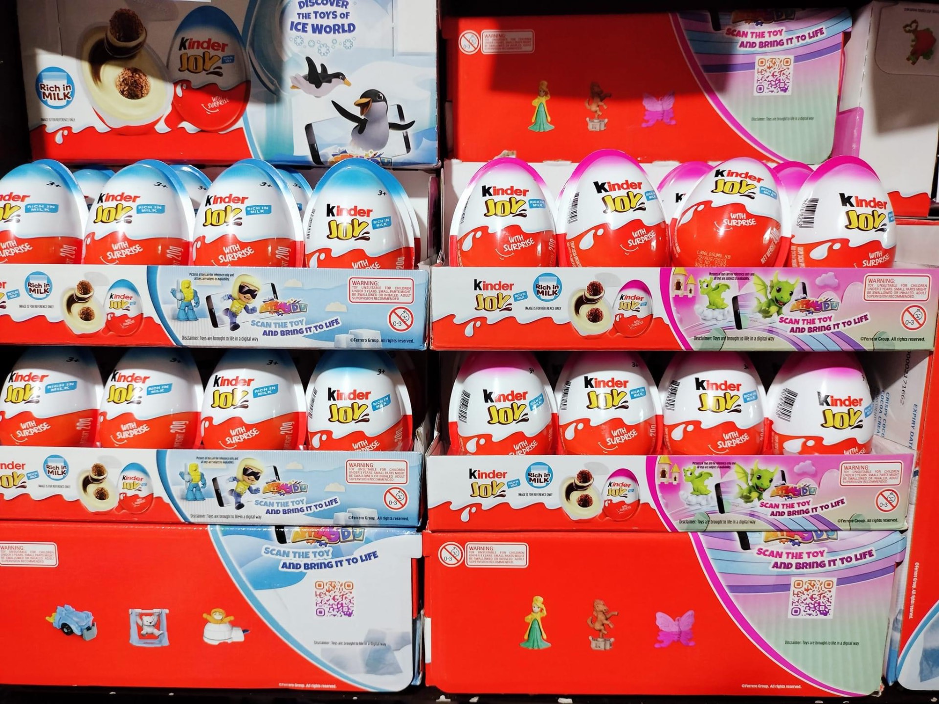 Kinder Joy Eggs 20g — Boys & Girls Mixed Cases