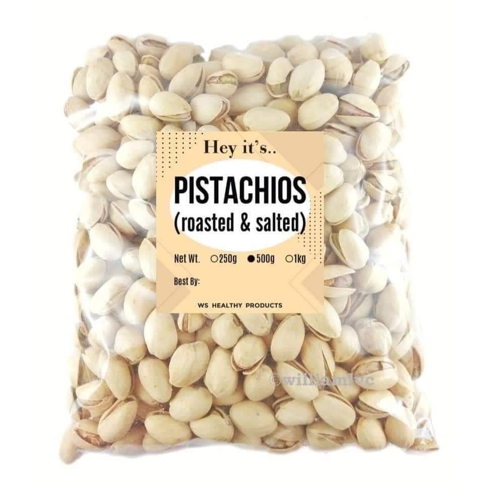 Pistachios Roasted & Salted — 500g Retail Pack