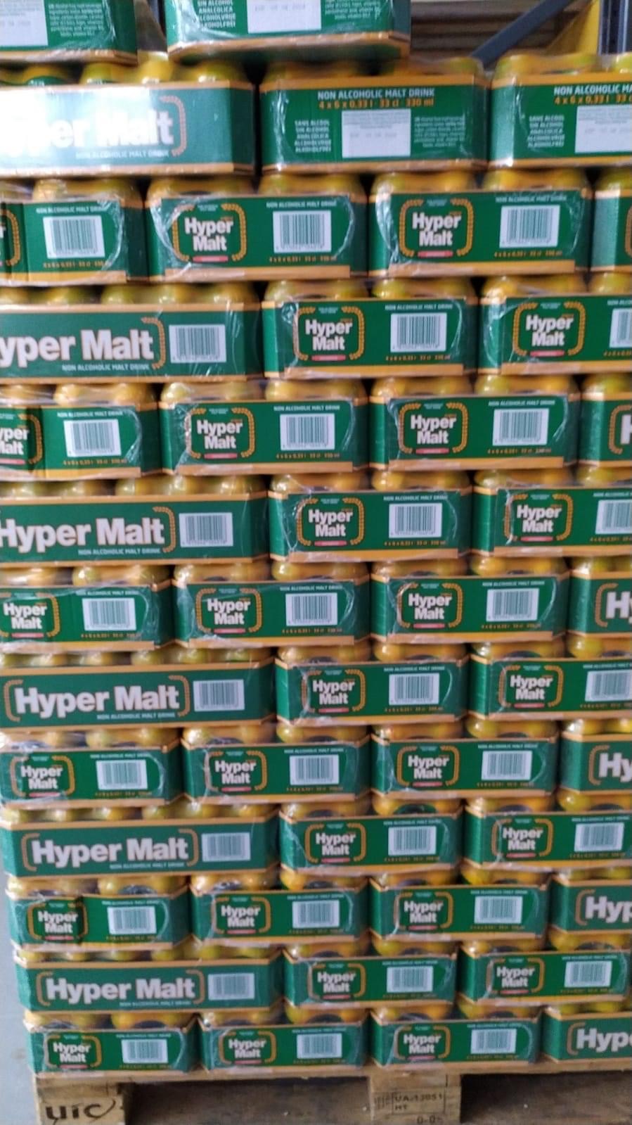 Hyper Malt 33cl — Full Export Pallet