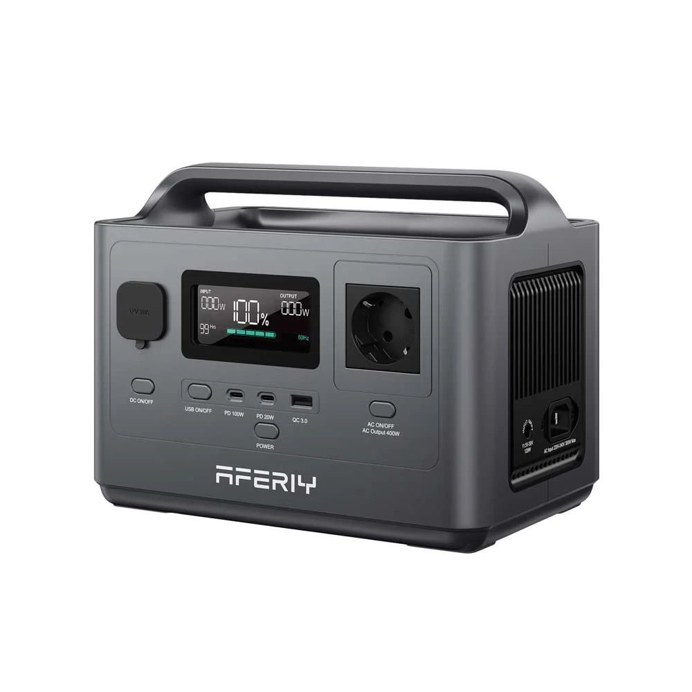 AFERIY R600 Portable Power Station — 600Wh / 800W LiFePO4