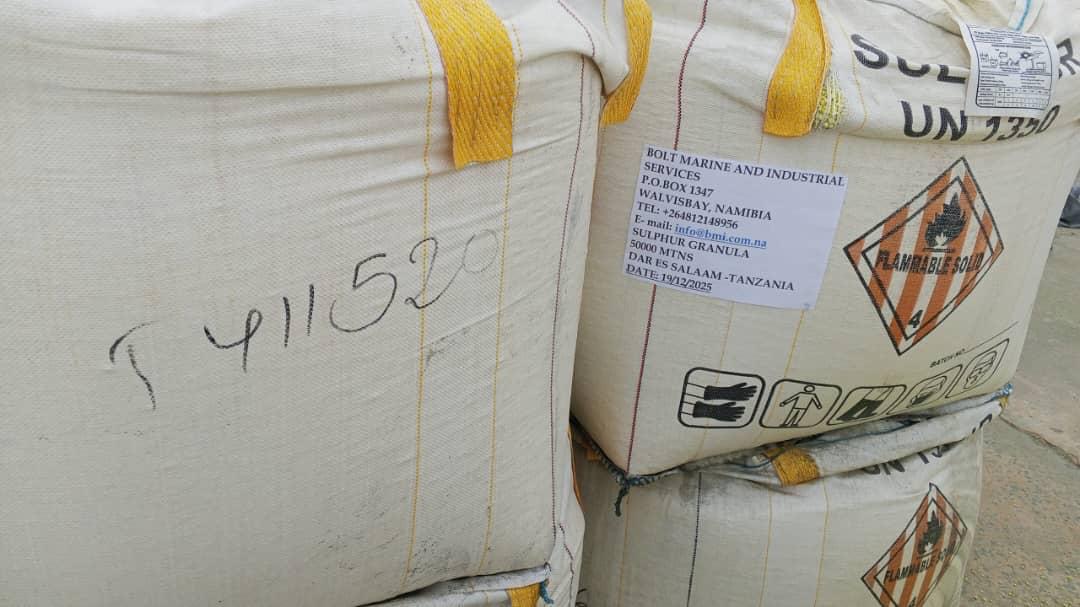 Sulphur Granular 99.9% — UN 1350 Big Bags