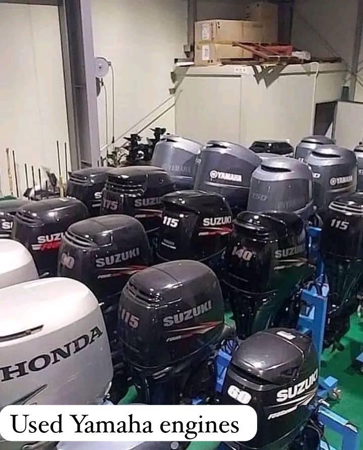 Used Outboard Marine Engines — Yamaha / Suzuki / Honda Mix