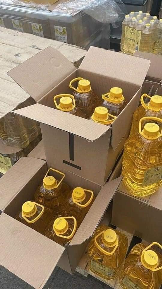 Refined Sunflower Oil — 5L Bottles, Carton-Packed